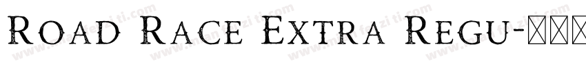 Road Race Extra Regu字体转换